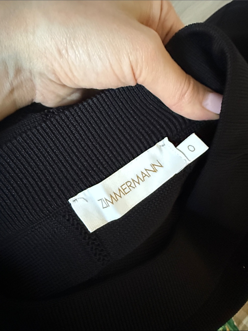 Zimmermann Black Knitted Midi Skirt - Picture 5 of 6